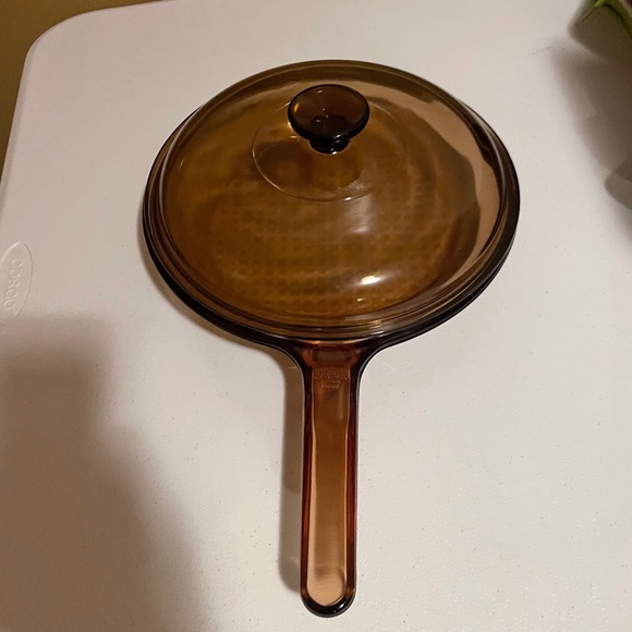 Corning Vision Other - Vintage Corning Vision Amber 7” Skillet & Lid / No chips or cracks